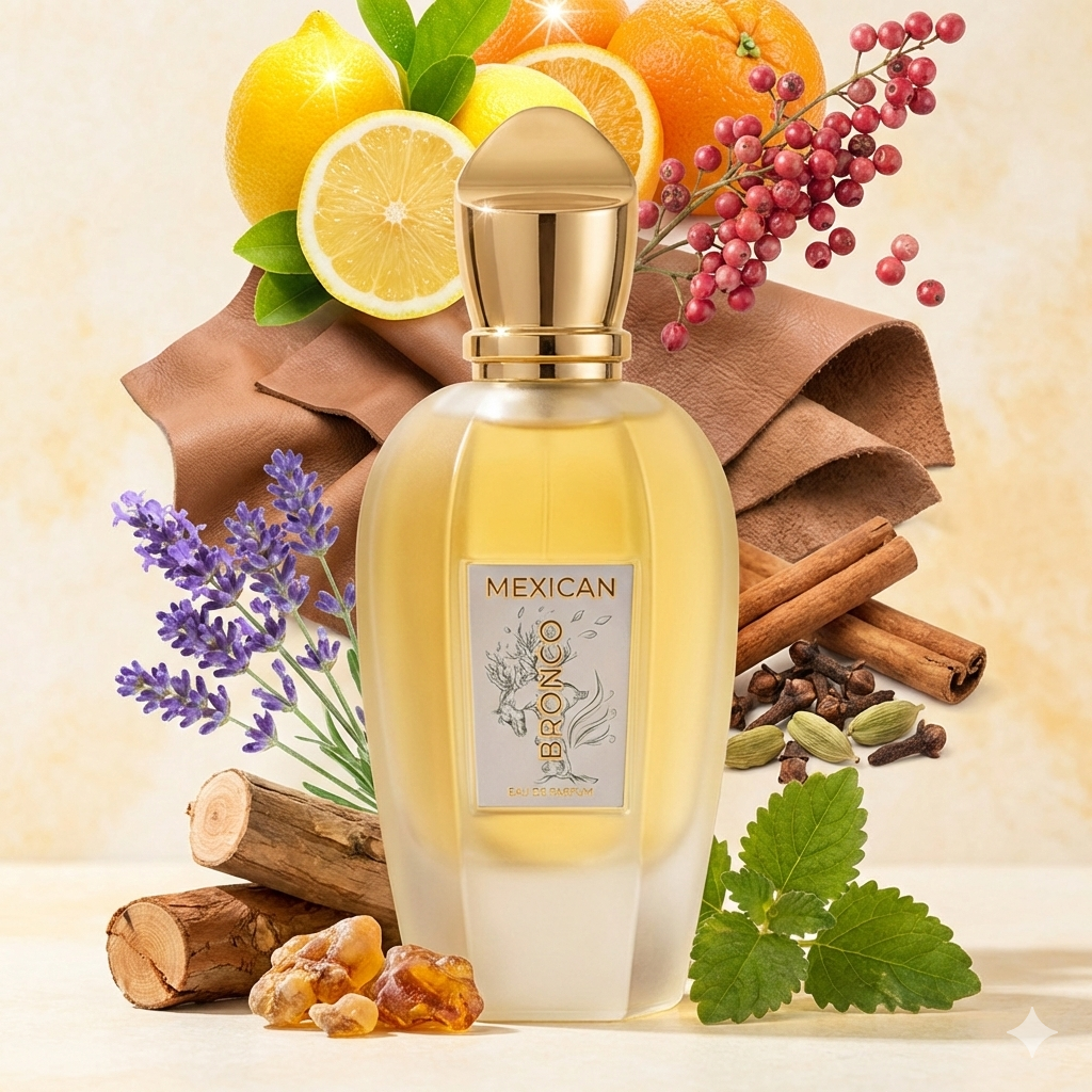 Eau de parfum Mexican Bronco Volaré notes cuir, bois et épices