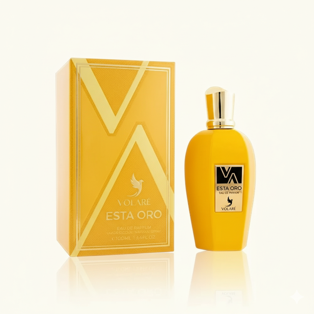 Eau de parfum Esta Oro Volaré notes vanille et ambre