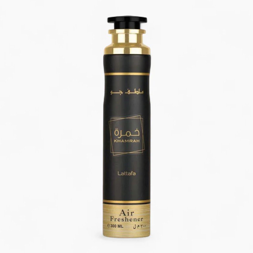 Khamrah Air Freshener Lattafa 300ml désodorisant intérieur oriental gourmand